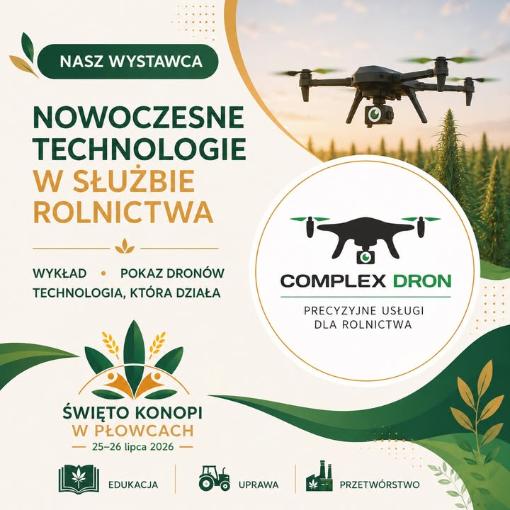 🌿 Z radością przedstawiamy kolejnego wystawcę i Partnera Święta Konopi w Płowc…